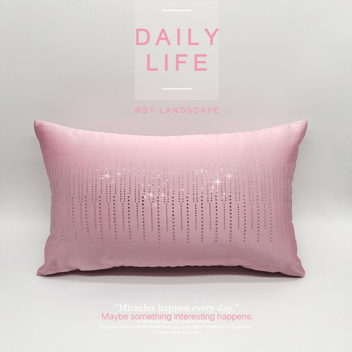 91家纺网 家纺一手货源 找家纺 （总）澜屿24款禅丝高精密银河烫钻小抱枕头枕芯腰靠枕 