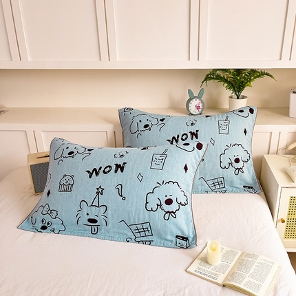 91家纺网 家纺一手货源 找家纺 （总）悦然毛巾被 2024新款 纯棉水洗四层枕巾