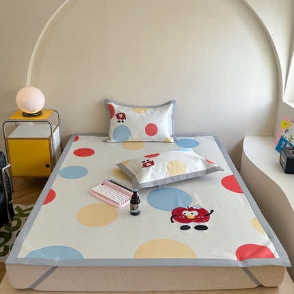 91家纺网 家纺一手货源 找家纺 （总）柚子YOUTH 2024新款高端养生900D冰丝绣花凉席