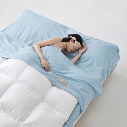 91家纺网 家纺一手货源 找家纺 （总）千朵森 2024新款A类长绒棉刺绣睡袋