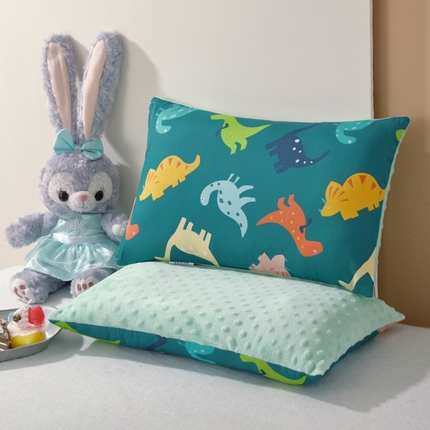 91家纺网 家纺一手货源 找家纺 （总）大熊枕芯 2024新款全棉豆豆绒枕套枕芯儿童枕可拆卸款