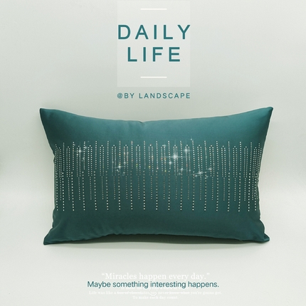 91家纺网 家纺一手货源 找家纺 （总）澜屿24款禅丝高精密银河烫钻小抱枕头枕芯腰靠枕 