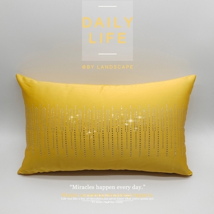 91家纺网 家纺一手货源 找家纺 （总）澜屿24款禅丝高精密银河烫钻小抱枕头枕芯腰靠枕 