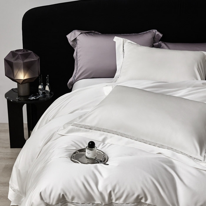 91家纺网 家纺一手货源 找家纺 （总）榻尚家居 2024新款天丝棉镂空四件套