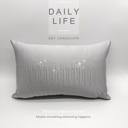 91家纺网 家纺一手货源 找家纺 （总）澜屿24款禅丝高精密银河烫钻小抱枕头枕芯腰靠枕 