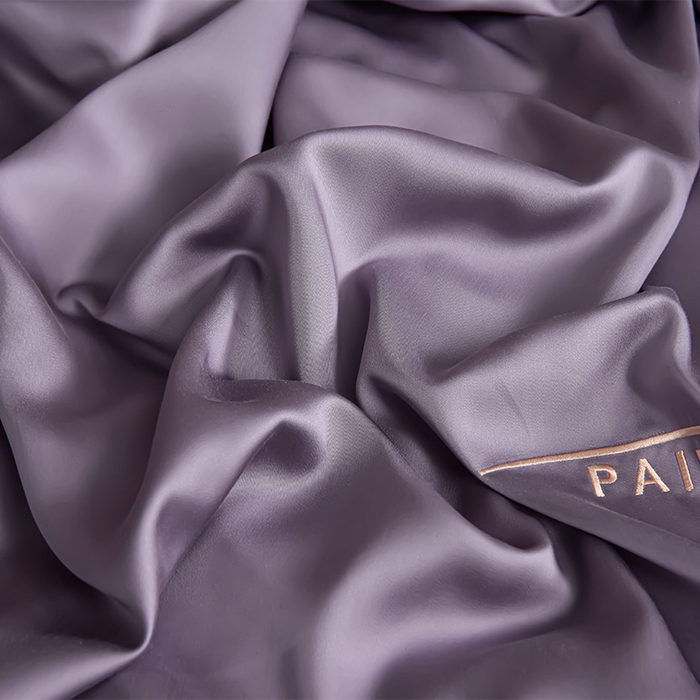 91家纺网 家纺一手货源 找家纺 瑞驰家纺2024新款60兰精天丝四件套-罗莎琳系列（风格二） 山岚紫