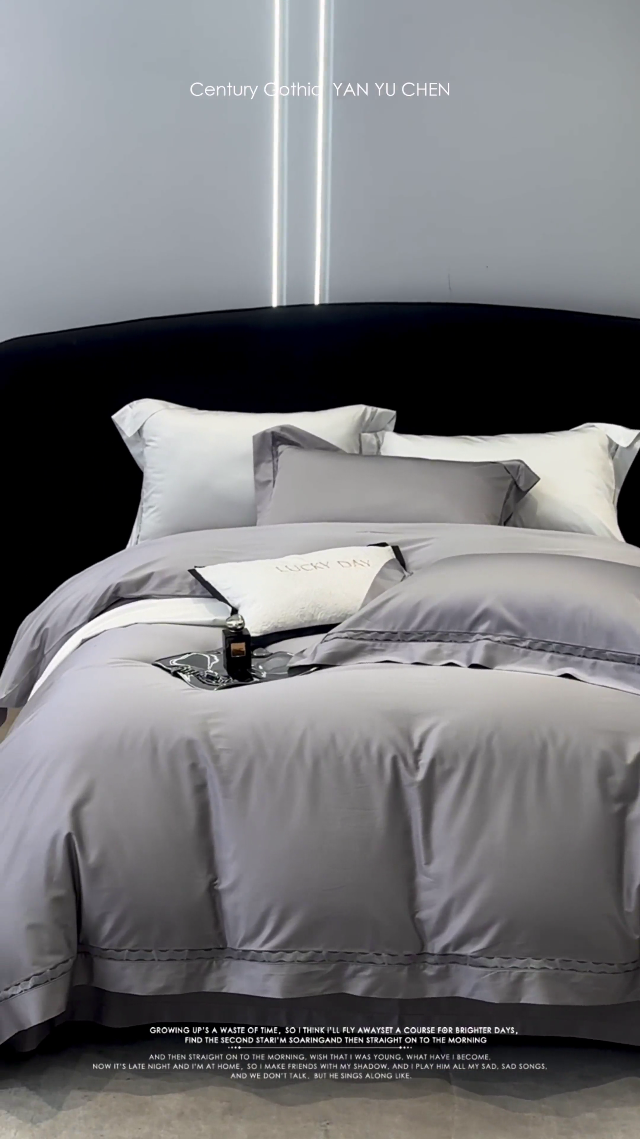 91家纺网 家纺一手货源 找家纺 榻尚家居 2024新款天丝棉镂空四件套 曼秋 灰