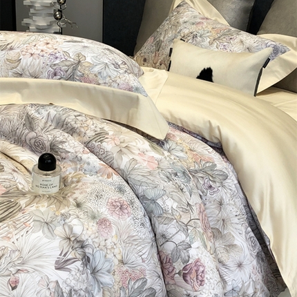 涞澳 新款80支天丝棉四件套 玫园