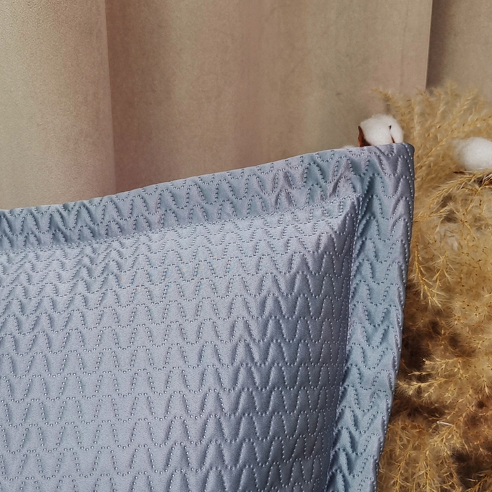 91家纺网 家纺一手货源 找家纺 澜屿 24款高精密肌理纹大靠枕 灰色