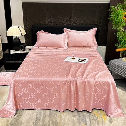 91家纺网 家纺一手货源 找家纺 经年 2025年水洗真丝提花夏被 洛克系列 洛克-粉玉夏被