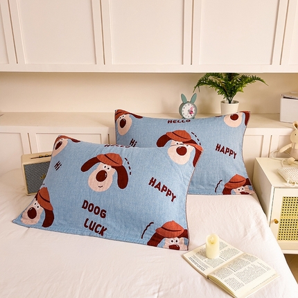 91家纺网 家纺一手货源 找家纺 （总）悦然毛巾被 2024新款 纯棉水洗四层枕巾