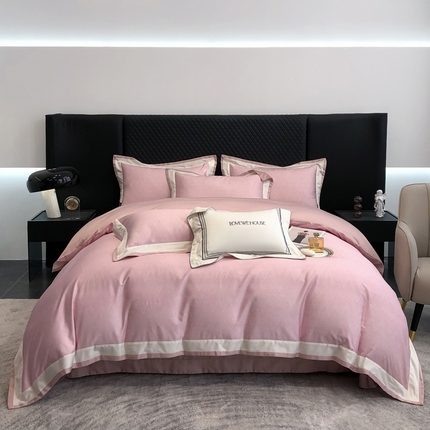 91家纺网 家纺一手货源 找家纺 （总）若未家居 2025新款50S数码印花轻奢风套件 波澜