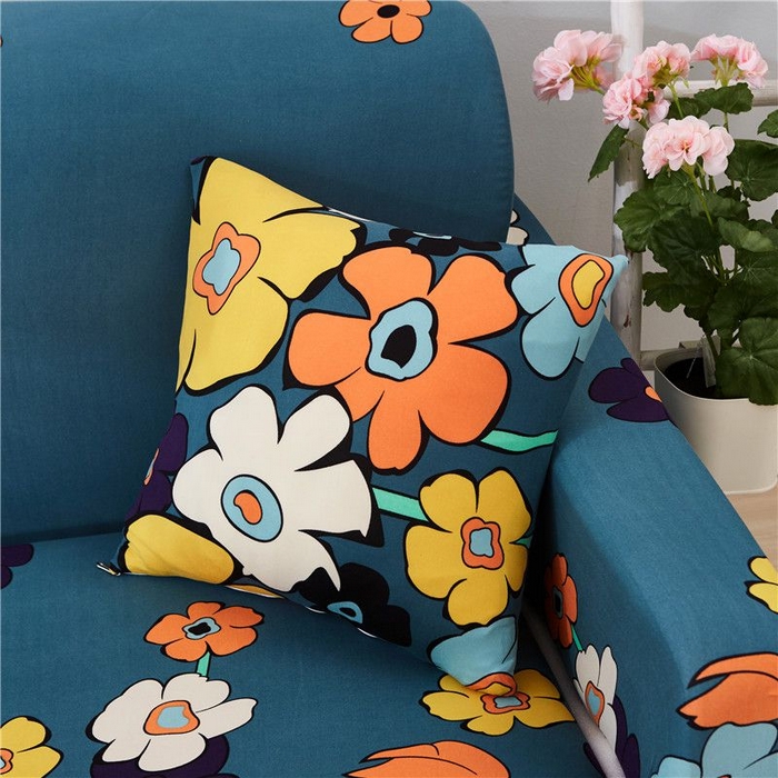 91家纺网 家纺一手货源 找家纺 沐沐2026新款四季印花沙发套  春暖花开