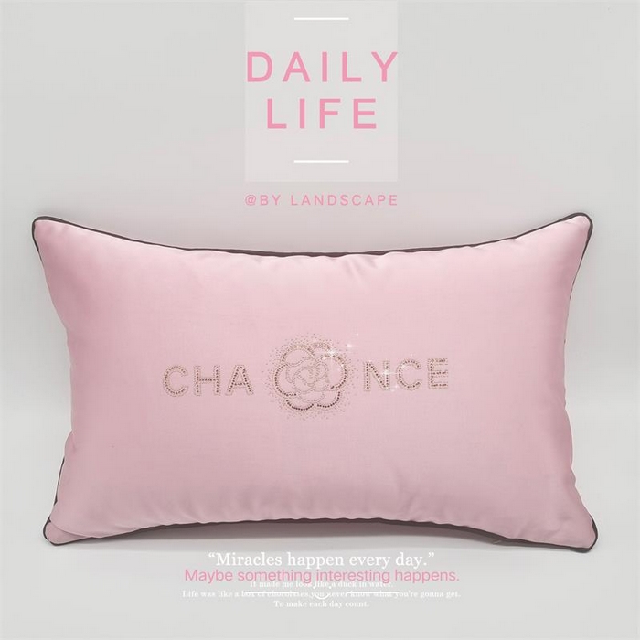 91家纺网 家纺一手货源 找家纺 （总）澜屿24款禅丝高精密山茶花烫钻小抱枕头枕芯腰靠枕 