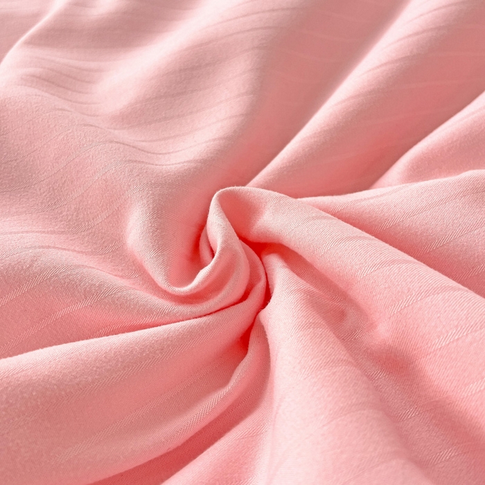 91家纺网 家纺一手货源 找家纺 森璐家纺 2024新款原棉贡缎提花夏被纯色夏凉被空调被子 粉玉