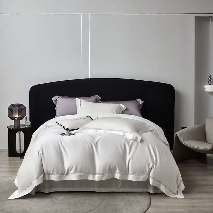 91家纺网 家纺一手货源 找家纺 （总）榻尚家居 2024新款天丝棉镂空四件套