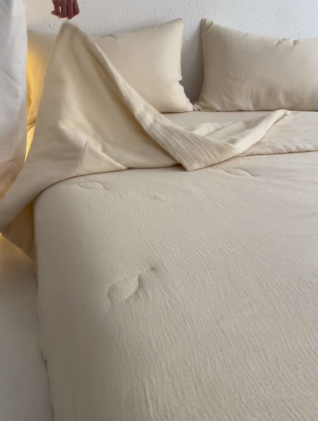 91家纺网 家纺一手货源 找家纺 安莱生活 2024新款绉纱夏被及夏被四件套 绉纱夏被-芝士