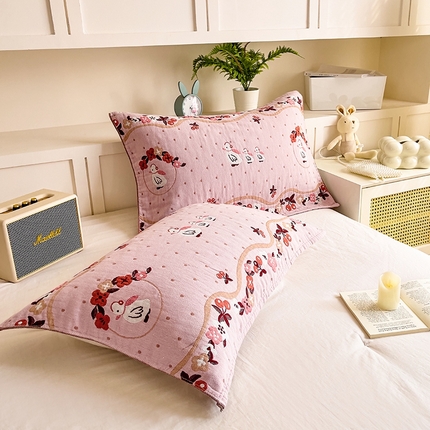 91家纺网 家纺一手货源 找家纺 （总）悦然毛巾被 2024新款 纯棉水洗四层枕巾