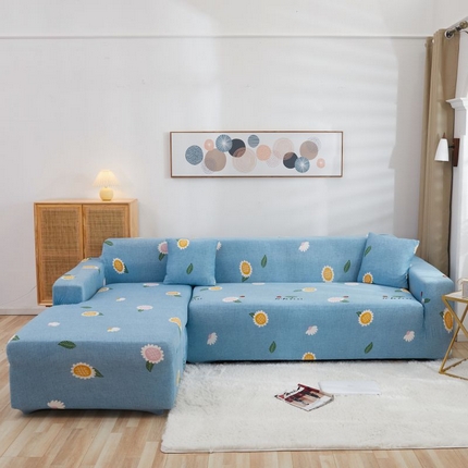 91家纺网 家纺一手货源 找家纺 沐沐2026新款四季印花沙发套  朝气葵