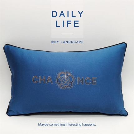 91家纺网 家纺一手货源 找家纺 （总）澜屿24款禅丝高精密山茶花烫钻小抱枕头枕芯腰靠枕 