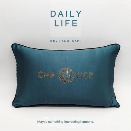 91家纺网 家纺一手货源 找家纺 （总）澜屿24款禅丝高精密山茶花烫钻小抱枕头枕芯腰靠枕 