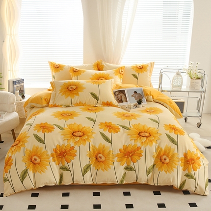 91家纺网 家纺一手货源 找家纺 （总）金纱玉纺家纺 2024新款加厚AB版四件套