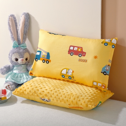 91家纺网 家纺一手货源 找家纺 （总）大熊枕芯 2024新款全棉枕套+枕芯款儿童枕