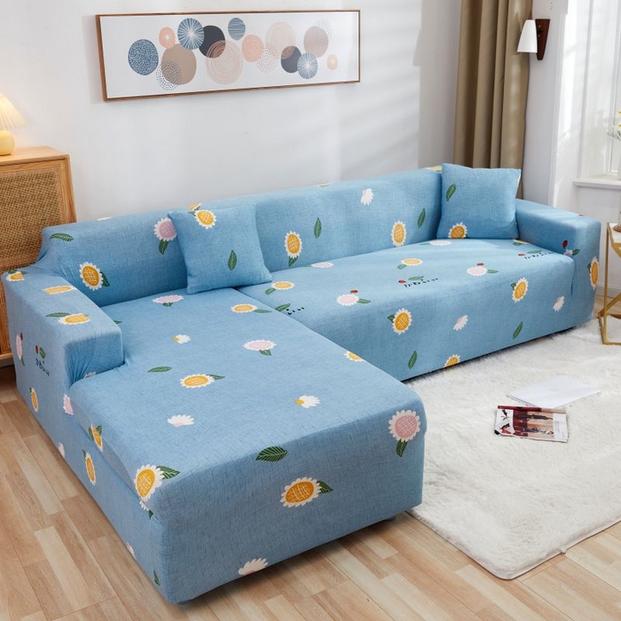 91家纺网 家纺一手货源 找家纺 沐沐2026新款四季印花沙发套  朝气葵