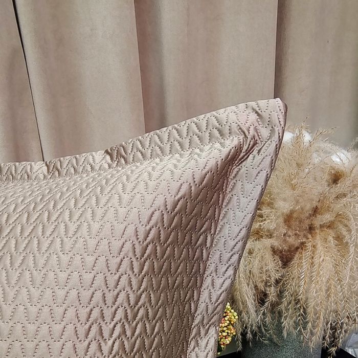 91家纺网 家纺一手货源 找家纺 澜屿 24款高精密肌理纹大靠枕 卡其