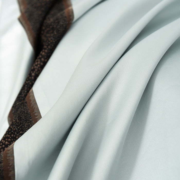 91家纺网 家纺一手货源 找家纺 品家居 2025新款全棉100支长绒棉刺绣四件套-星空 蓝