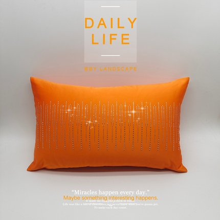 （总）澜屿24款禅丝高精密银河烫钻小抱枕头枕芯腰靠枕 