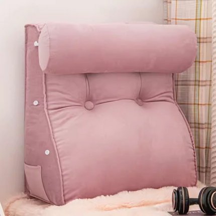 91家纺网 家纺一手货源 找家纺 （总）碧尔家居 2025新款法式优雅 床头靠垫软包轻奢加高床上靠枕沙发护腰大靠背垫可拆洗