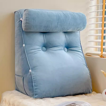 91家纺网 家纺一手货源 找家纺 （总）碧尔家居 2025新款法式优雅 床头靠垫软包轻奢加高床上靠枕沙发护腰大靠背垫可拆洗