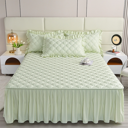 91家纺网 家纺一手货源 找家纺 （总）床笠人家 2025新款亲肤磨毛夹棉床裙