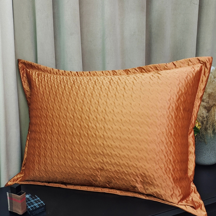 91家纺网 家纺一手货源 找家纺 澜屿 24款高精密肌理纹大靠枕 橘色