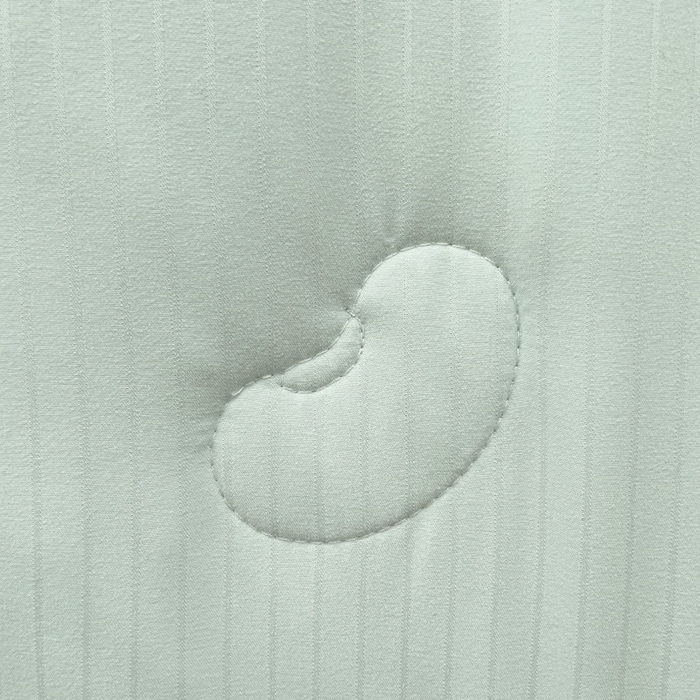 91家纺网 家纺一手货源 找家纺 森璐家纺 2024新款原棉贡缎提花夏被纯色夏凉被空调被子 水绿