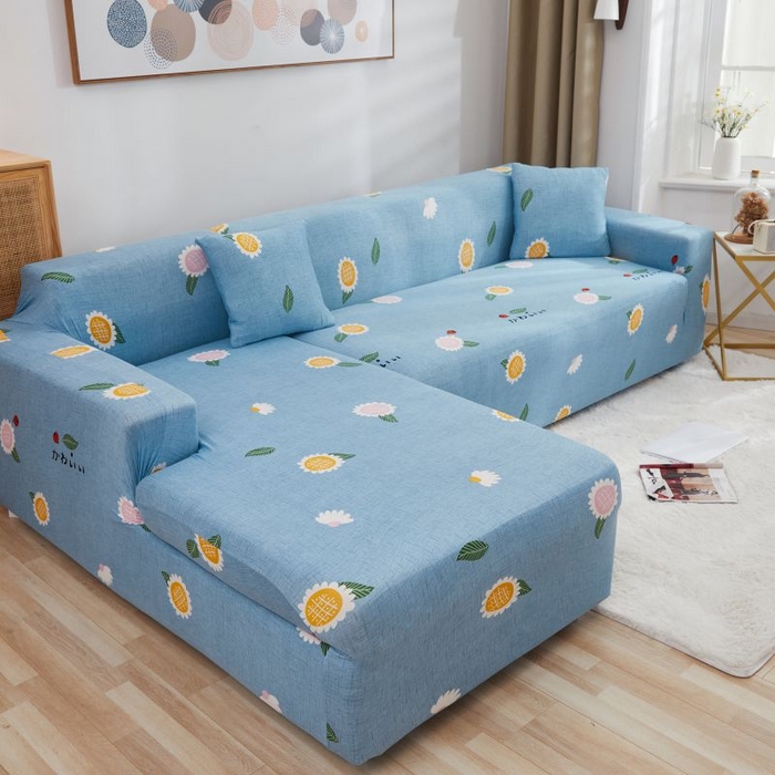 91家纺网 家纺一手货源 找家纺 沐沐2026新款四季印花沙发套  朝气葵