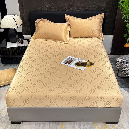 91家纺网 家纺一手货源 找家纺 （总）经年 2025年水洗真丝提花单床笠 洛克系列