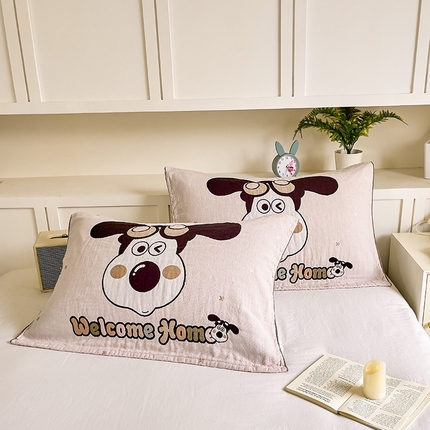 91家纺网 家纺一手货源 找家纺 （总）悦然毛巾被 2024新款 纯棉水洗四层枕巾