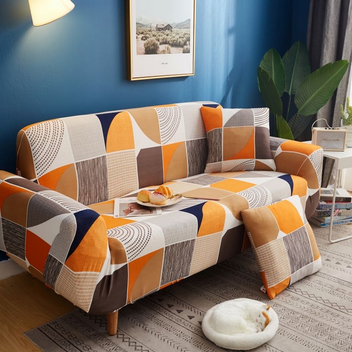 91家纺网 家纺一手货源 找家纺 沐沐2026新款四季印花沙发套  半岛