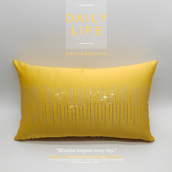 91家纺网 家纺一手货源 找家纺 （总）澜屿24款禅丝高精密银河烫钻小抱枕头枕芯腰靠枕 