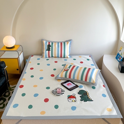 91家纺网 家纺一手货源 找家纺 （总）柚子YOUTH 2024新款高端养生900D冰丝绣花凉席