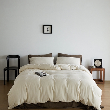 91家纺网 家纺一手货源 找家纺 （总）梦享生活家居 2024新款全棉小提花四件套系列