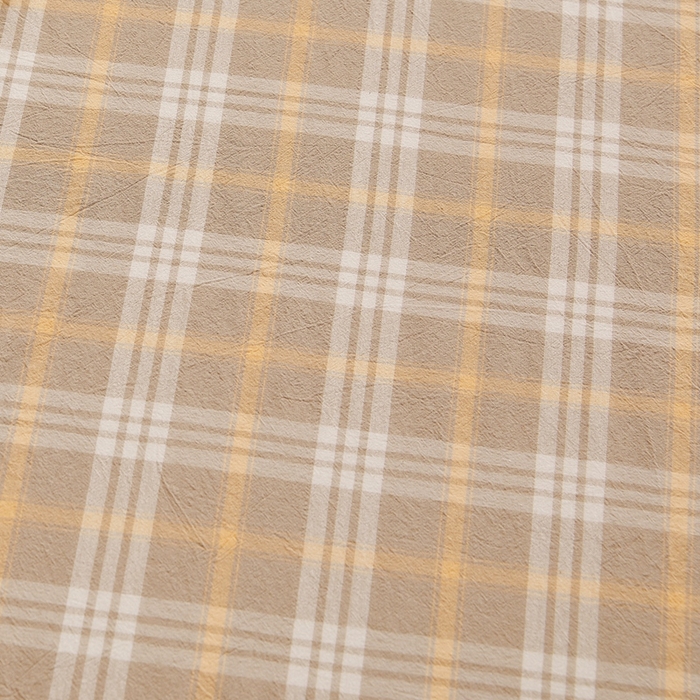 91家纺网 家纺一手货源 找家纺 雅萱家纺 2024新款A类色织全棉水洗棉单床笠 床笠-意境-卡其