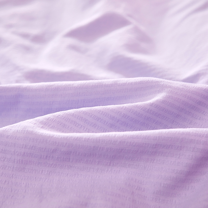 91家纺网 家纺一手货源 找家纺 绣女坊 2024新款泡泡棉床盖四件套 香芋紫