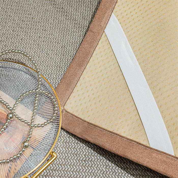 91家纺网 家纺一手货源 找家纺 共鸣沙发垫 2024新款野山藤凉席 野山藤浅灰色