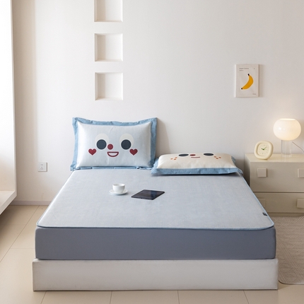 91家纺网 家纺一手货源 找家纺 （总）本希家居 2024新款花漾清新系列高端可水洗冰丝席