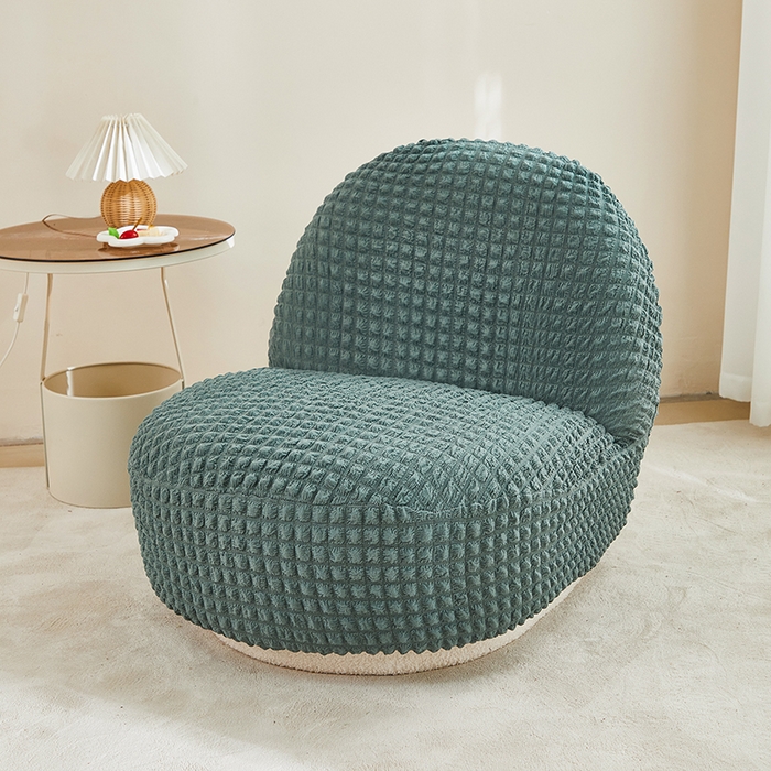 91家纺网 家纺一手货源 找家纺 丝绮鹿 2024新款爆米花系列-雪梨沙发椅套 绿色