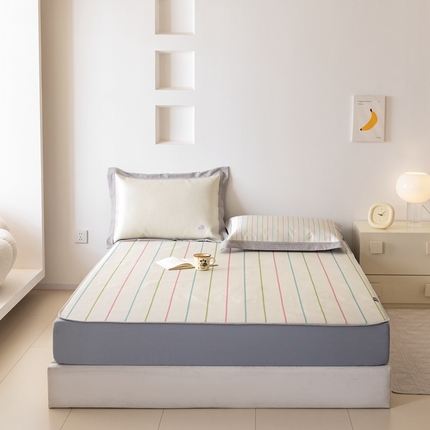 91家纺网 家纺一手货源 找家纺 （总）本希家居 2024新款小清新刺绣系列高端可水洗冰丝席