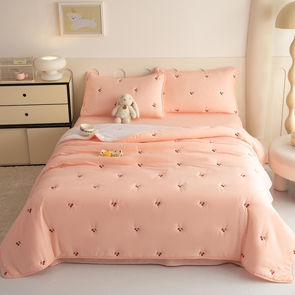 91家纺网 家纺一手货源 找家纺 （总）美达家纺 2025新品刺绣水洗棉夏被四件套